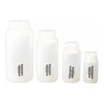 Nalgene Certified Wide-Mouth HDPE Bottle with Polypropylene Screw Closure