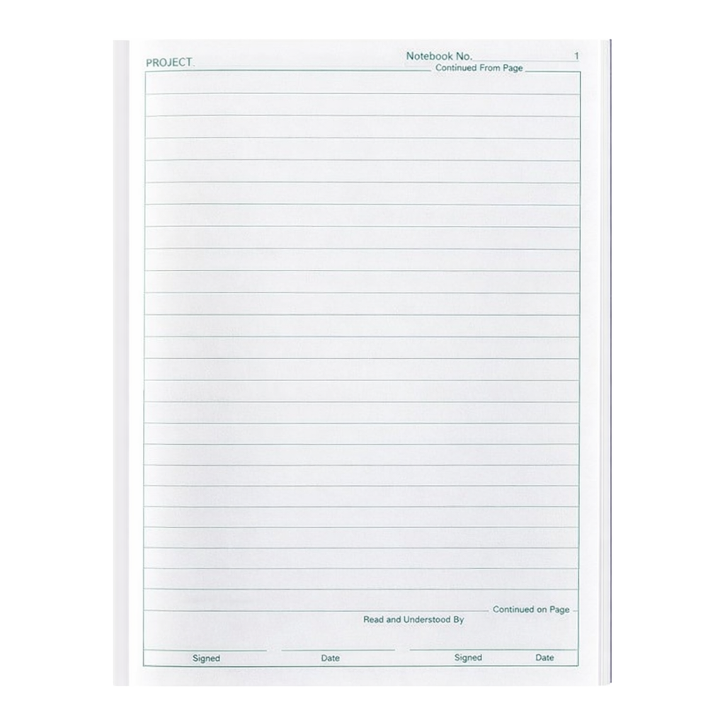 Nalgene 5mm Grid Case Bound Paper Lab Notebook