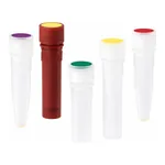 Nalgene PPCO High Profile Closures with Color Coders for Micro Packaging Vials: Nonsterile