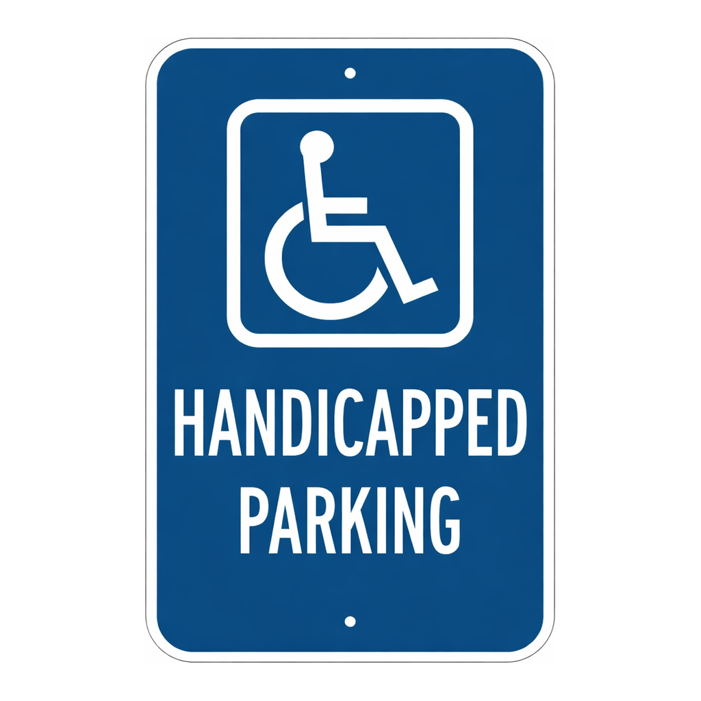 Brady Handicapped Parking Sign
