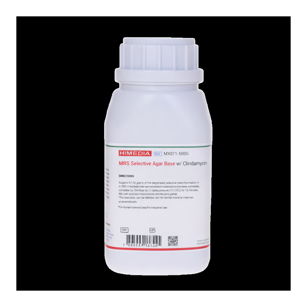 Himedia MRS Selective Agar Base w/ Clindamycin-Ciprofloxacin