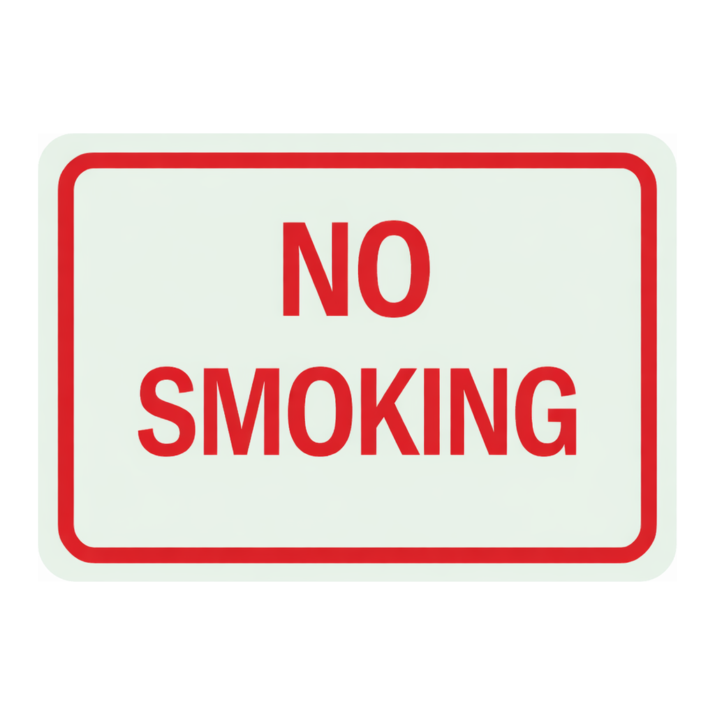 Brady No Smoking Sign