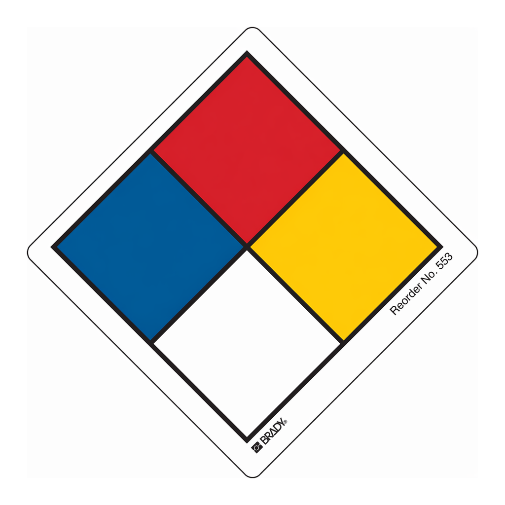 Brady NFPA Diamond Labels