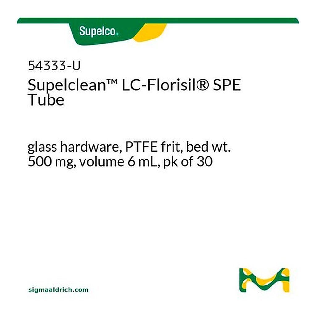 Merck PK30 6ML/500MG LC-FLORISIL GLASS TUBE