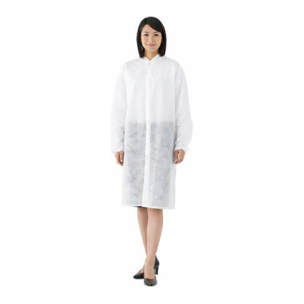 AS ONE SANINET Disposable White Coat, 사니넷 일회용 백의