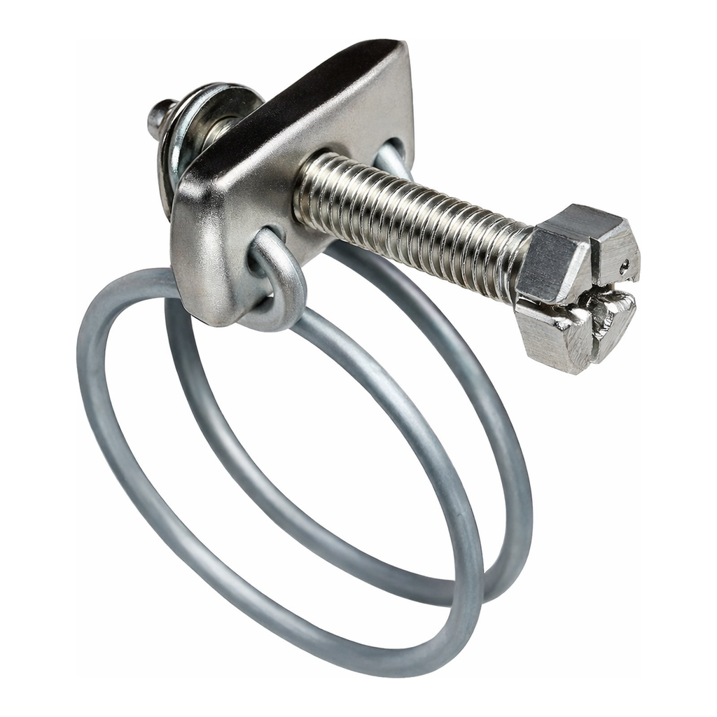 AS ONE Stainless steel Wire Hose Band (10 pieces), 스테인리스 와이어 호스밴드 (1팩(10개))