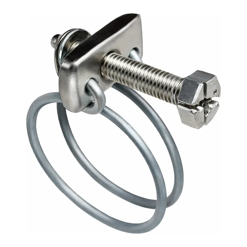 AS ONE Stainless steel Wire Hose Band (10 pieces), 스테인리스 와이어 호스밴드 (1팩(10개))
