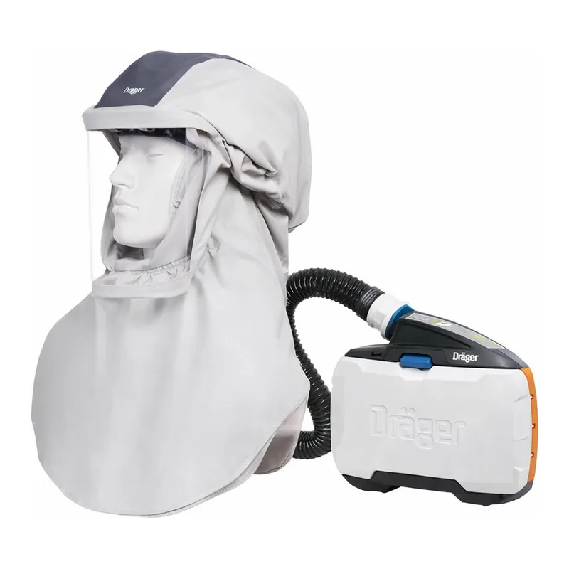 AS ONE Respiratory Protector with Electric Fan Loose-Fit Hood, 전동팬 부속 호흡용 보호구