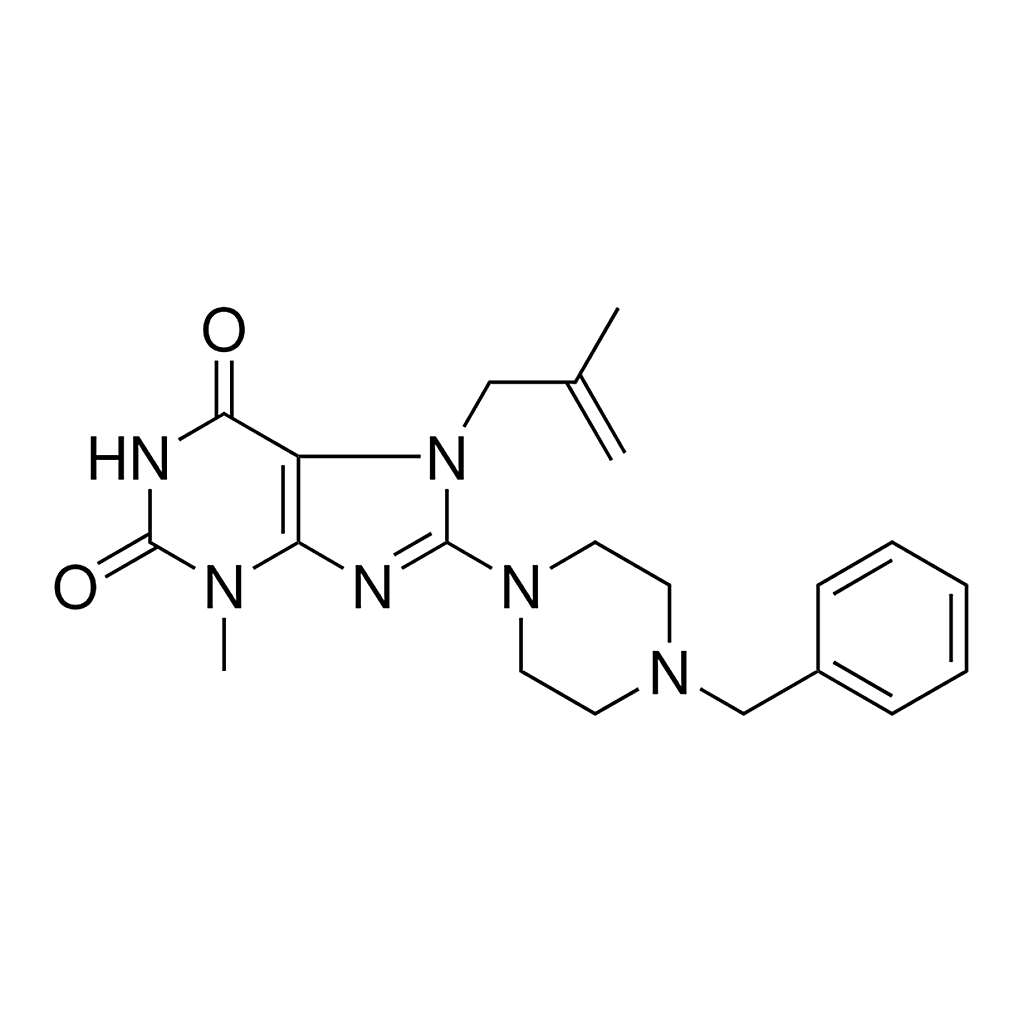 Merck 8(4-BENZYL-1-PIPERAZINYL)3-ME-7--