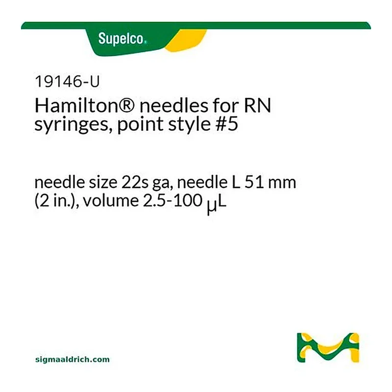 Merck PK6 NEEDLES 22S GA 2IN PT5 2.5UL-100UL