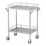AS ONE Storage Stainless Steel Cart 2 Stages 600 x 450 x 835mm