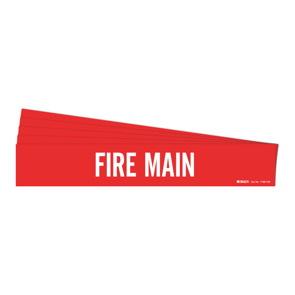 Brady FIRE MAIN Pipe Marker