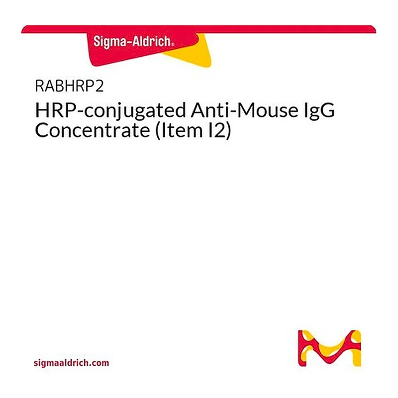 Merck HRP-conjugated Anti-Mouse IgG Concentrate (Item I2)