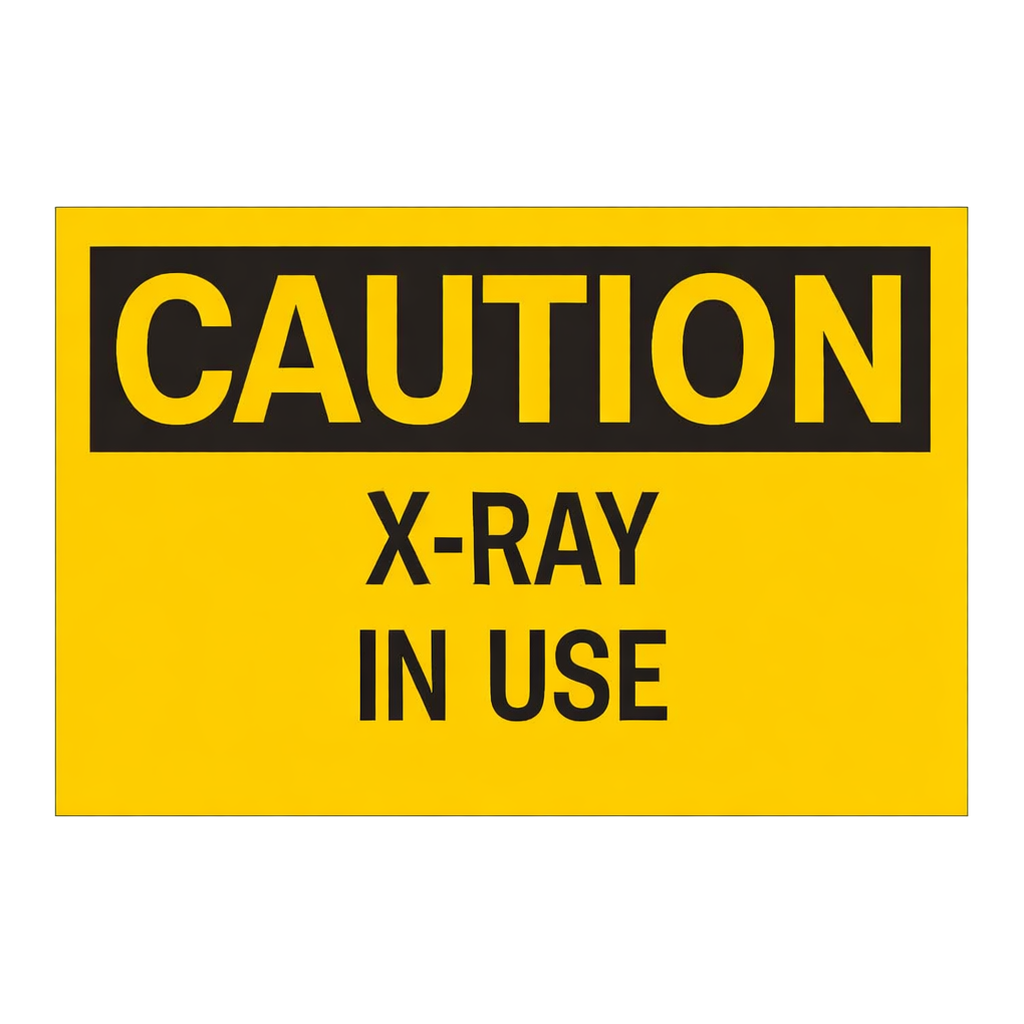 Brady CAUTION X-Ray In Use Sign