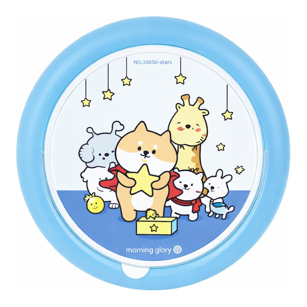 OFFICENEX 모닝 초등 미술용 물통 (블루/모닝글로리)