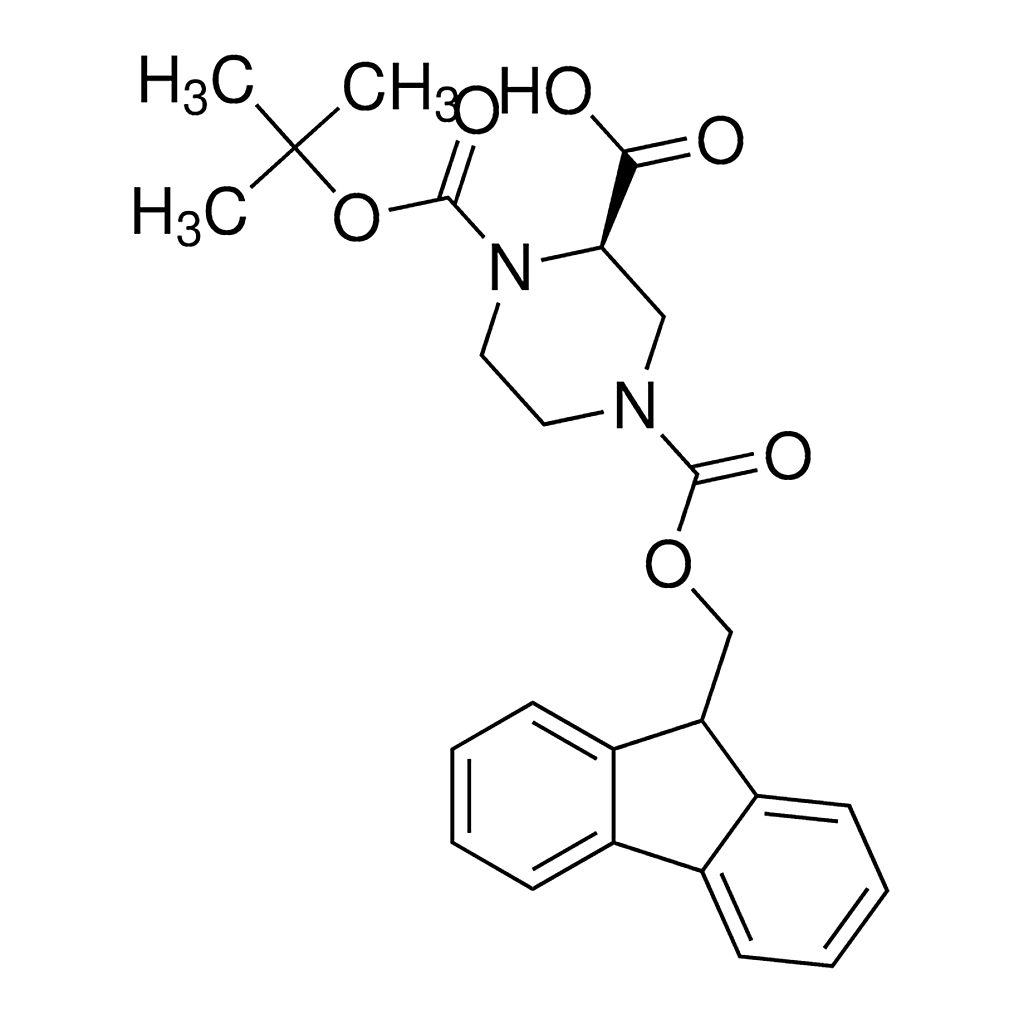 Merck (R)-1-N-Boc-4-N-Fmoc-2-piperazine carboxylic acid
