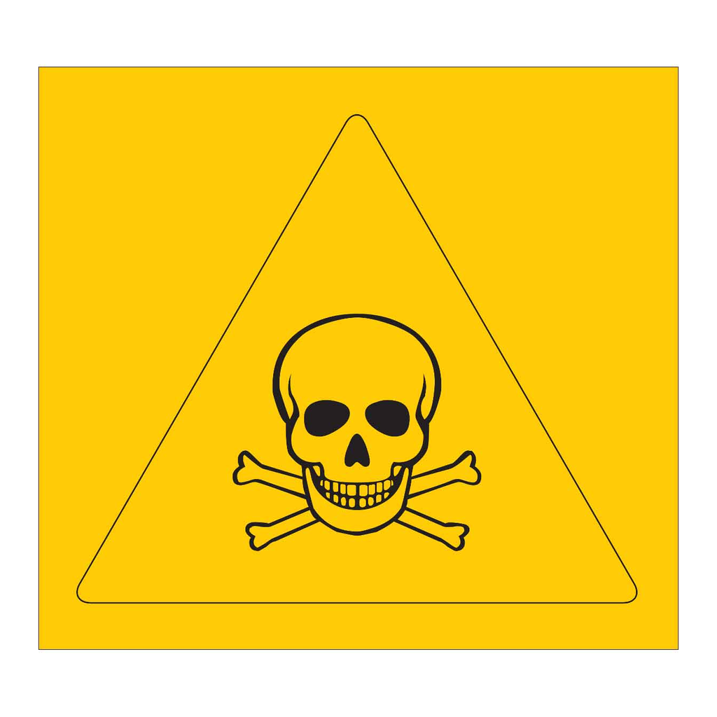 Brady Poison Symbol Labels
