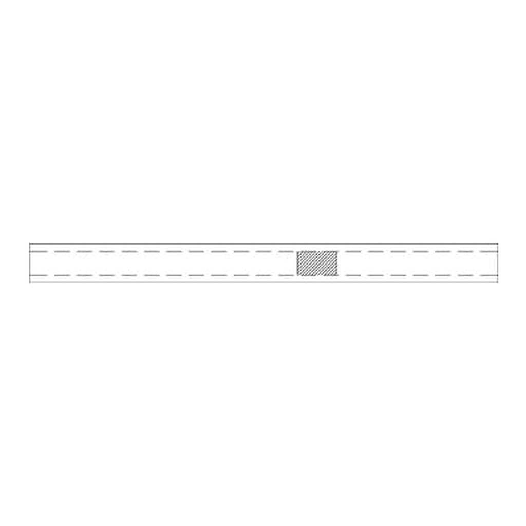 Restek Splitless Liner, 4 mm x 6.5 x 78.5 for Agilent GCs Siltek Deact., w/CarboFrit, 5-pk.
