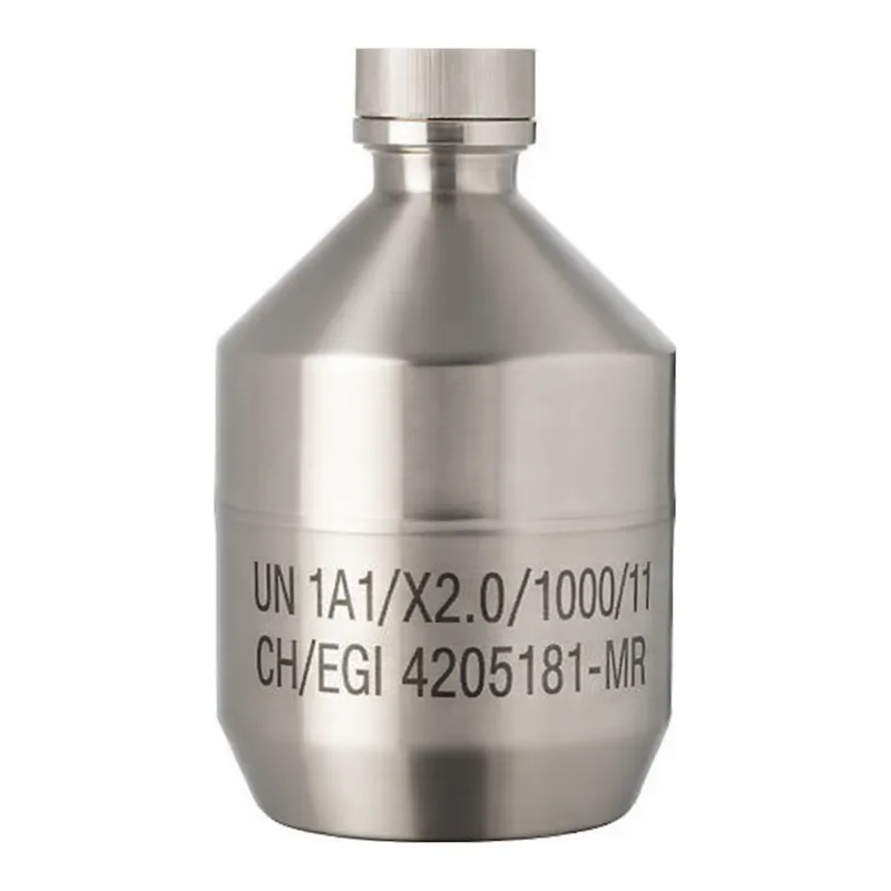 AS ONE UN Standard Compliant Stainless Steel Bottle, UN규격 대응 스테인리스 병