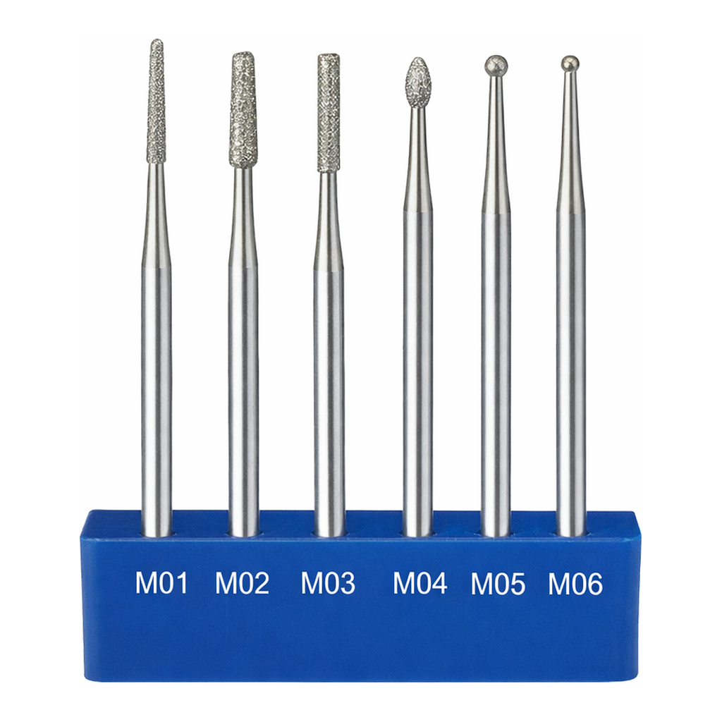 AS ONE Electrodeposited Diamond Grinder Tip Set, 전착다이아몬드 그라인더 팁 세트