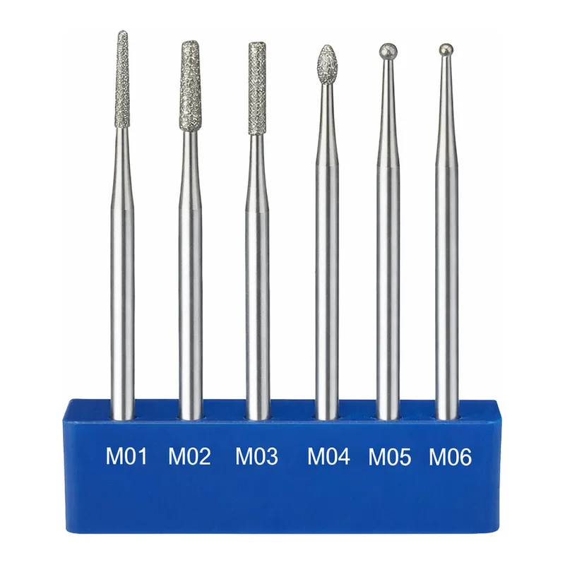 AS ONE Electrodeposited Diamond Grinder Tip Set, 전착다이아몬드 그라인더 팁 세트