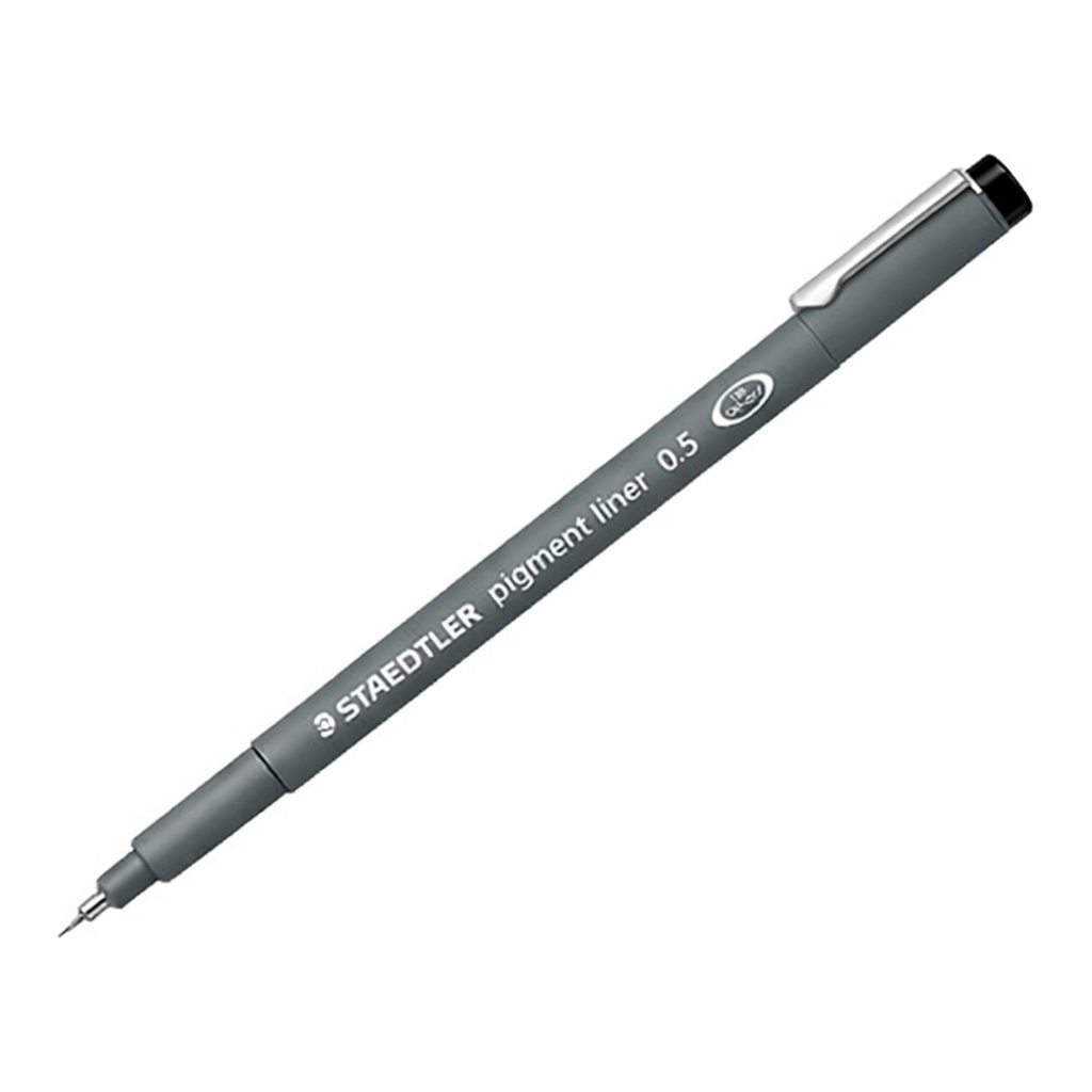 OFFICENEX 스테들러 308-05-9 피그먼트라이너(흑색/0.5mm)