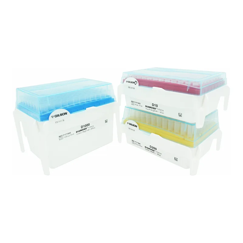 Gilson Pipetman Diamond Tips, Rack, 피펫 팁