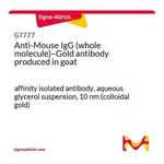 Merck Anti-Mouse IgG (whole molecule)-Gold antibody produced in goat