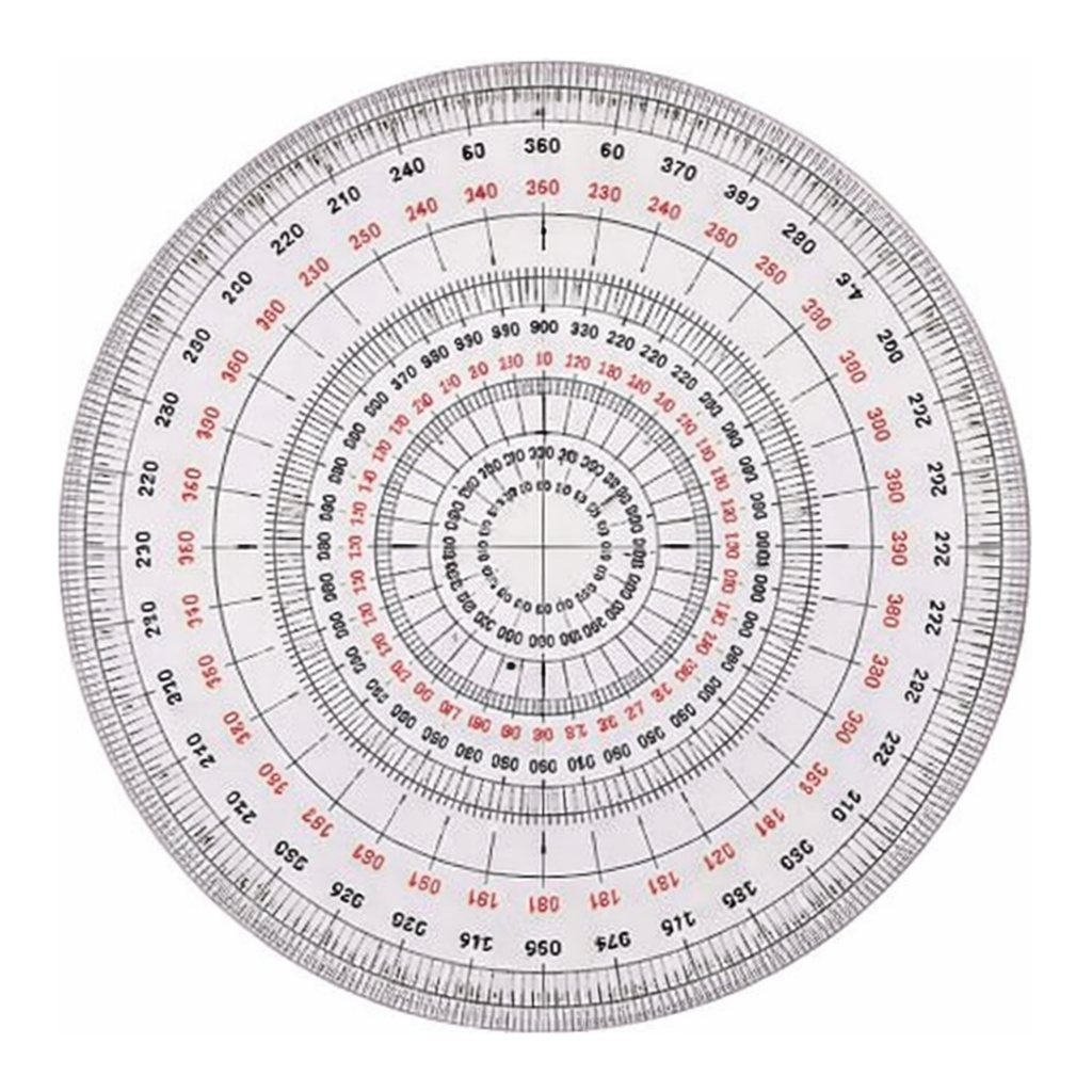 OFFICENEX 아톰 전원분도기(15cm/정원)