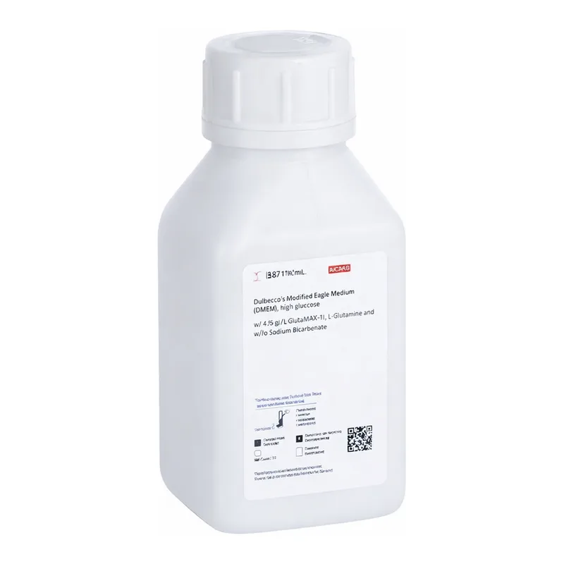 Himedia Dulbecco`s Modified Eagle Medium (DMEM), High glucose w/ 4.5gms Glucose per litre, L-Glutamine and Sodium pyruvate w/o Sodium bicarbonate and Phenol red