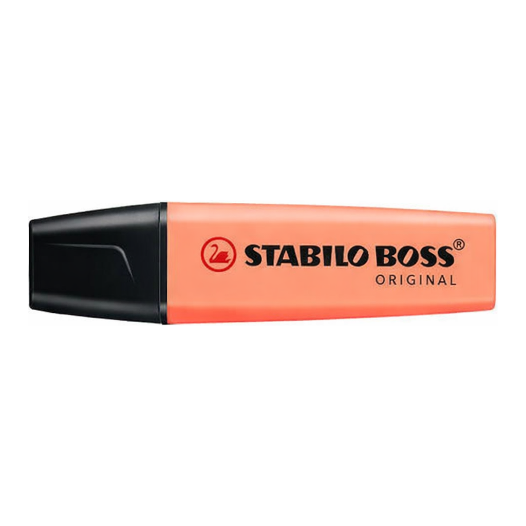 OFFICENEX 스타빌로 보스파스텔형광펜(2mm+5mm 크리미피치)