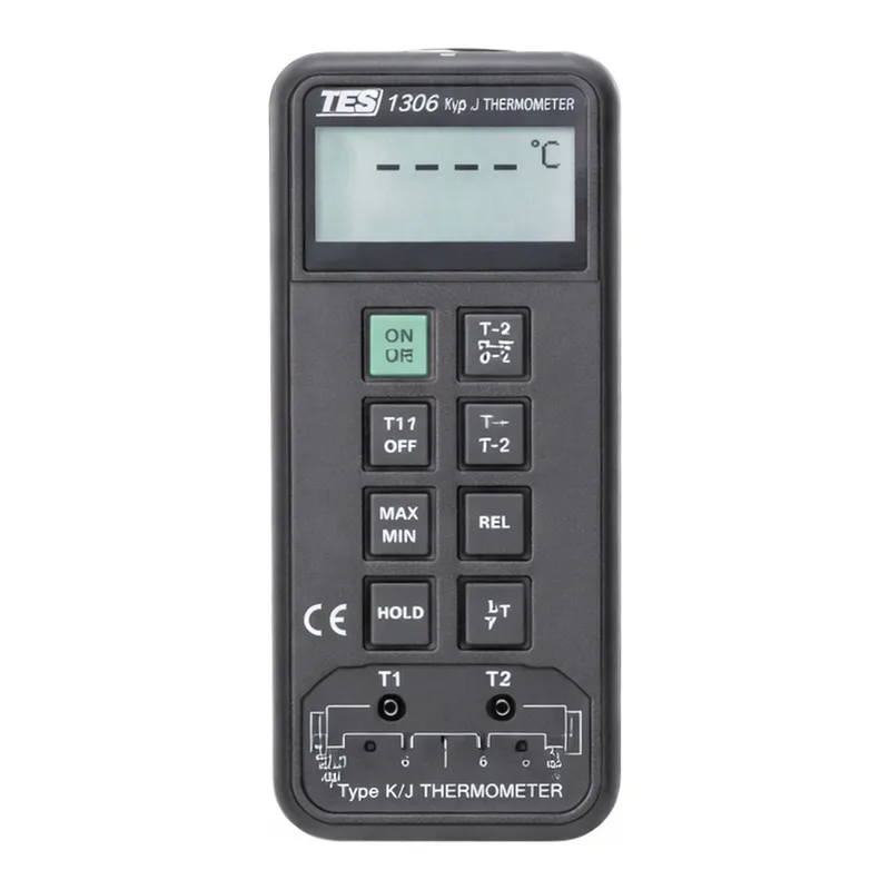 디지털 온도계 2채널 TES-1306