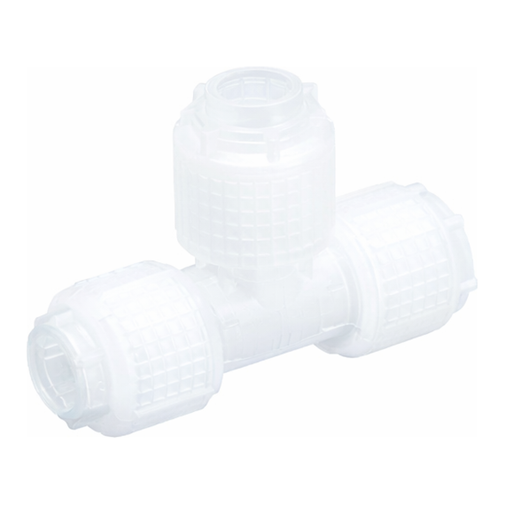 AS ONE Fluoropolymer Fittings Union Tee, 불소수지 유니온 티