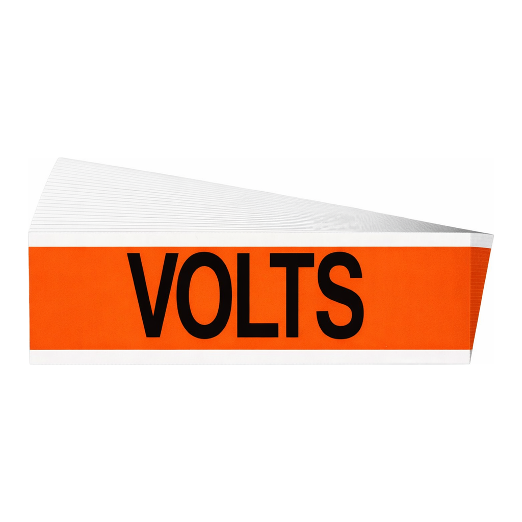 Brady Volts Conduit and Voltage Labels