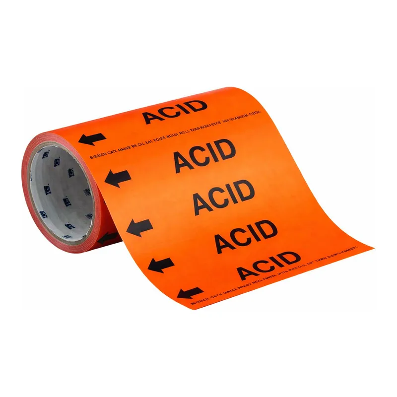 Brady ACID Roll Form Pipe Marker