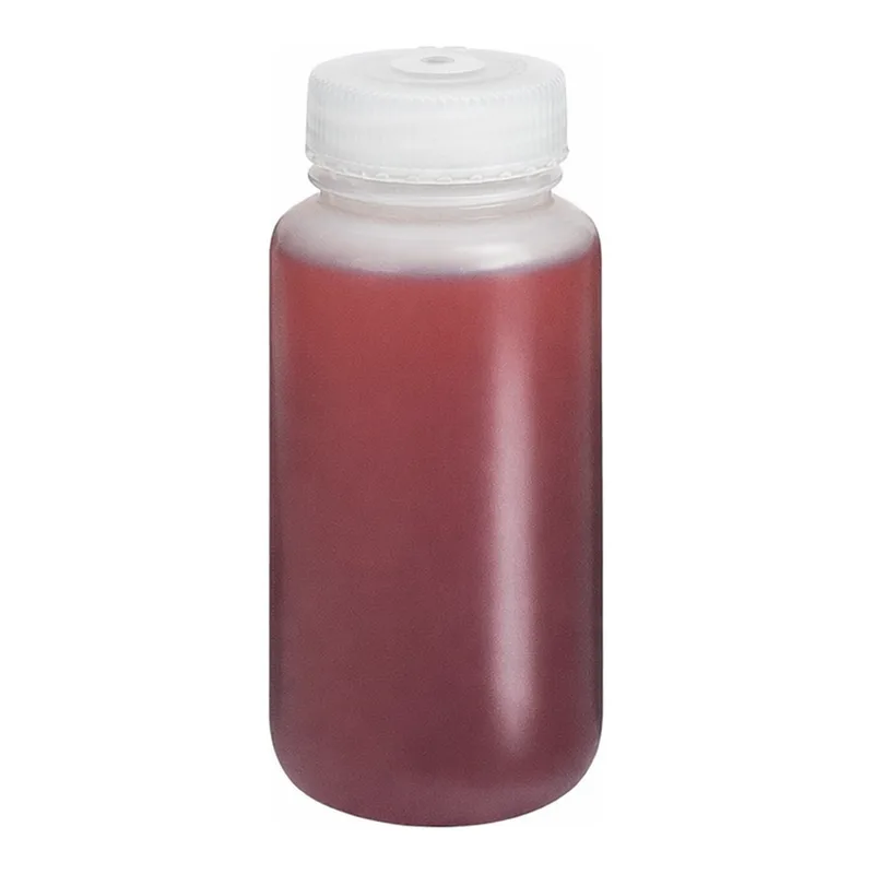 Thermo Fisher Scientific Nalgene HDPE Wide-Mouth Bottle, 500mL, 12/Pk