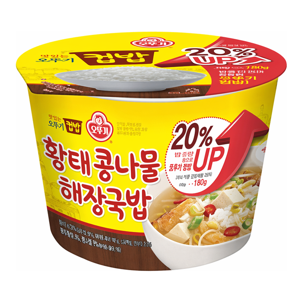 OFFICENEX [P]오뚜기 컵밥 황태콩나물해장국밥(301.5g/12EA)