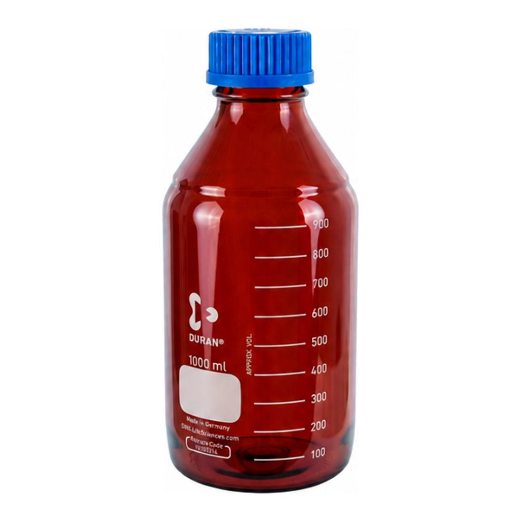 DURAN lab bottle, GL45, 1000 ml, brown