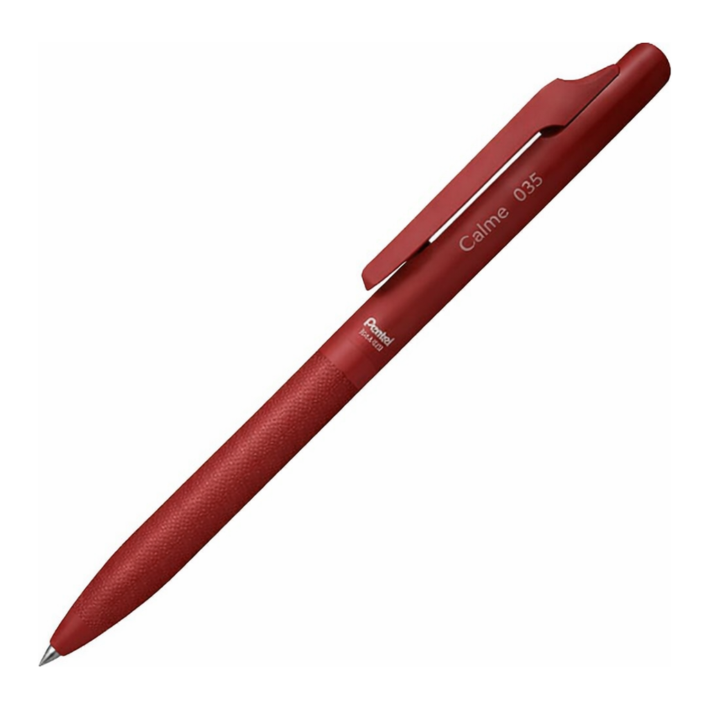 OFFICENEX 펜텔 카르므 볼펜 적색(0.35mm/바디색상:레드/BXA103B-B)
