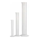 Merck Azlon Hexagonal Base PMP Cylinders with Molded Graduations