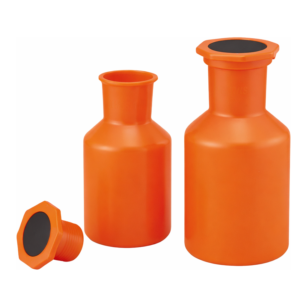 AS ONE Light Shielding Reagent Bottles (with Plug), 차광 시약병 (마개 있음)