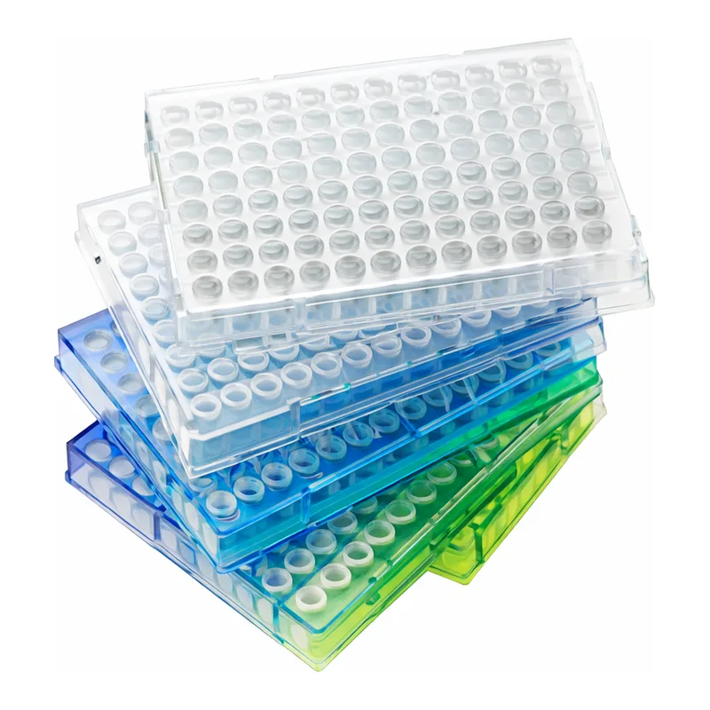 Thermo Fisher Scientific Armadillo PCR Plate, 96-well, yellow, semi-skirted, low profile, clear wells, barcoded