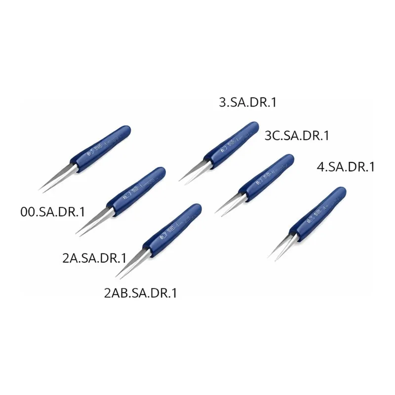 AS ONE ESD Rubber Grip Tweezer, ESD 고무그립 핀셋