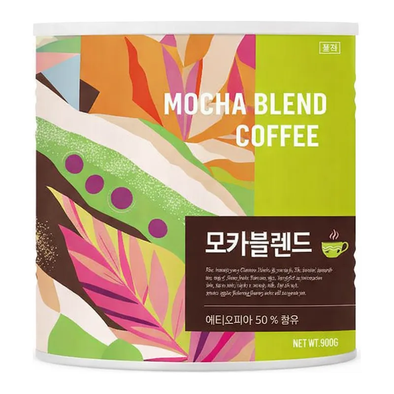 OFFICENEX 칸타타 원두분쇄모카블랜드(캔/900g)