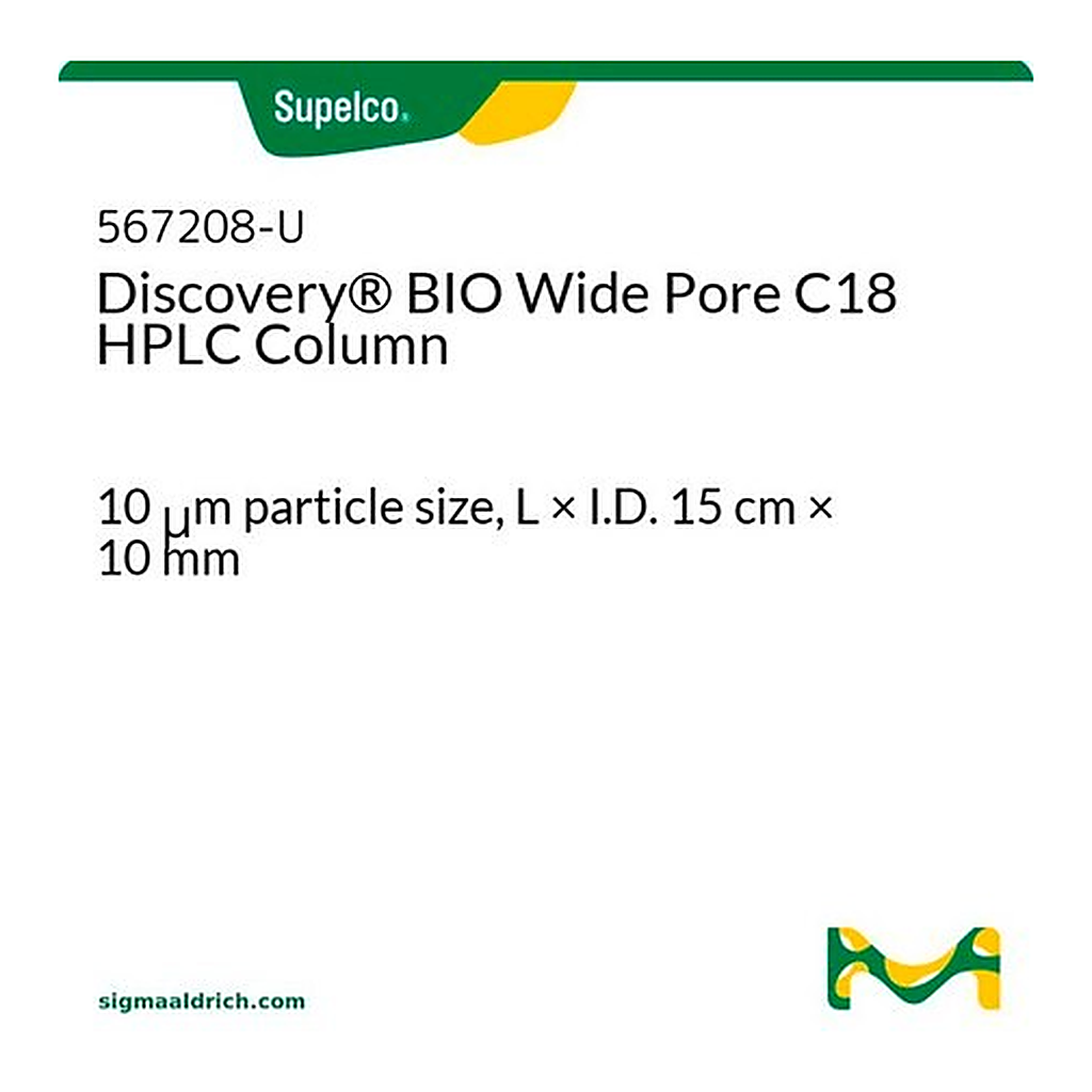 Merck WIDE PORE C18 10UM 15CMX10.0MM DISCOVERY