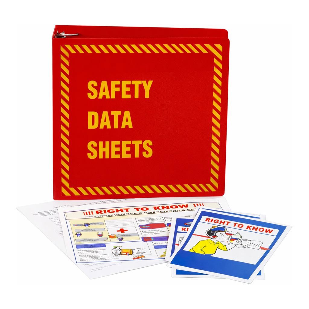 Brady 2.5" Red MSDS Binder