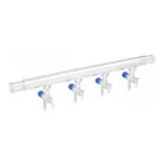 Double Bank Vacuum Manifold with Glass Stopcock /이중 메니폴드, 유리콕크형, LukeGL