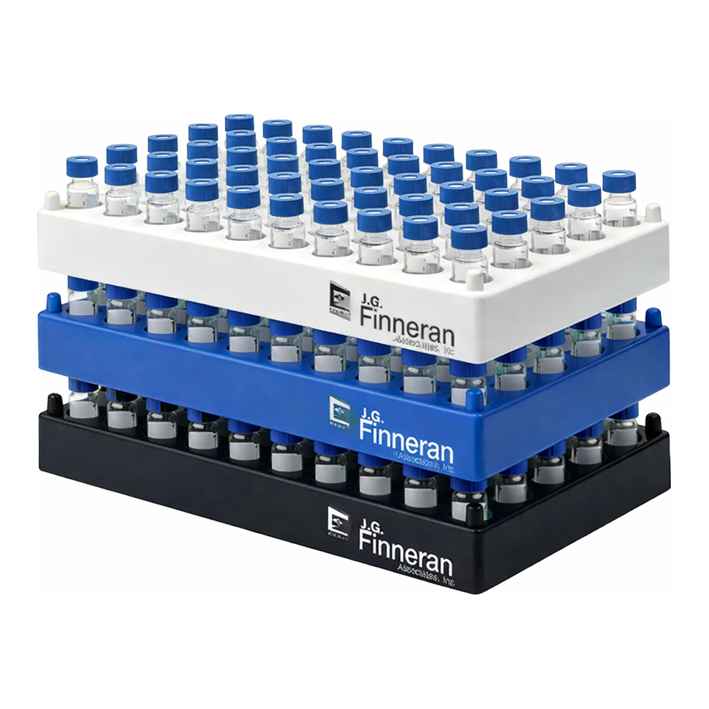 Stackable Vial Rack for Ø12 mm Vial 바이알 랙과 뚜껑