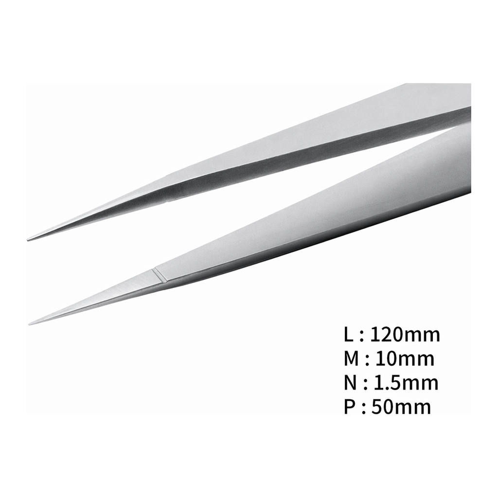 AXAL Superior Tweezers 고정밀 내부식성 트위저, Rubis, RU-3-AXAL