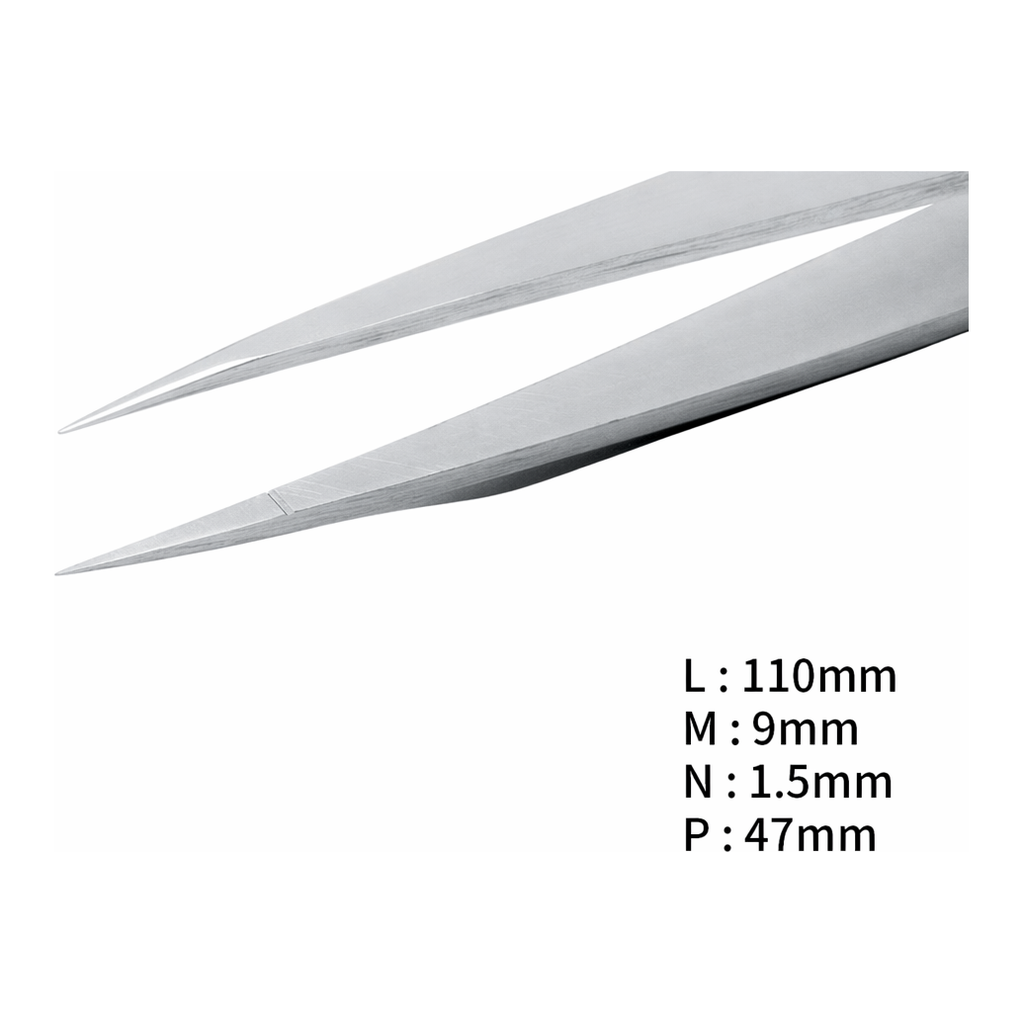 AXAL Superior Tweezers 고정밀 내부식성 트위저, Rubis, RU-0C11-AXAL